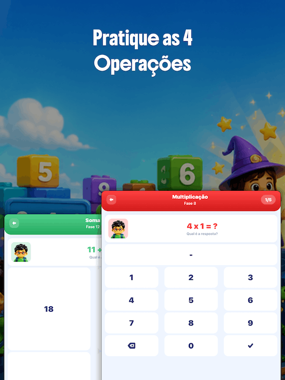 Tela do jogo Jornada dos Números